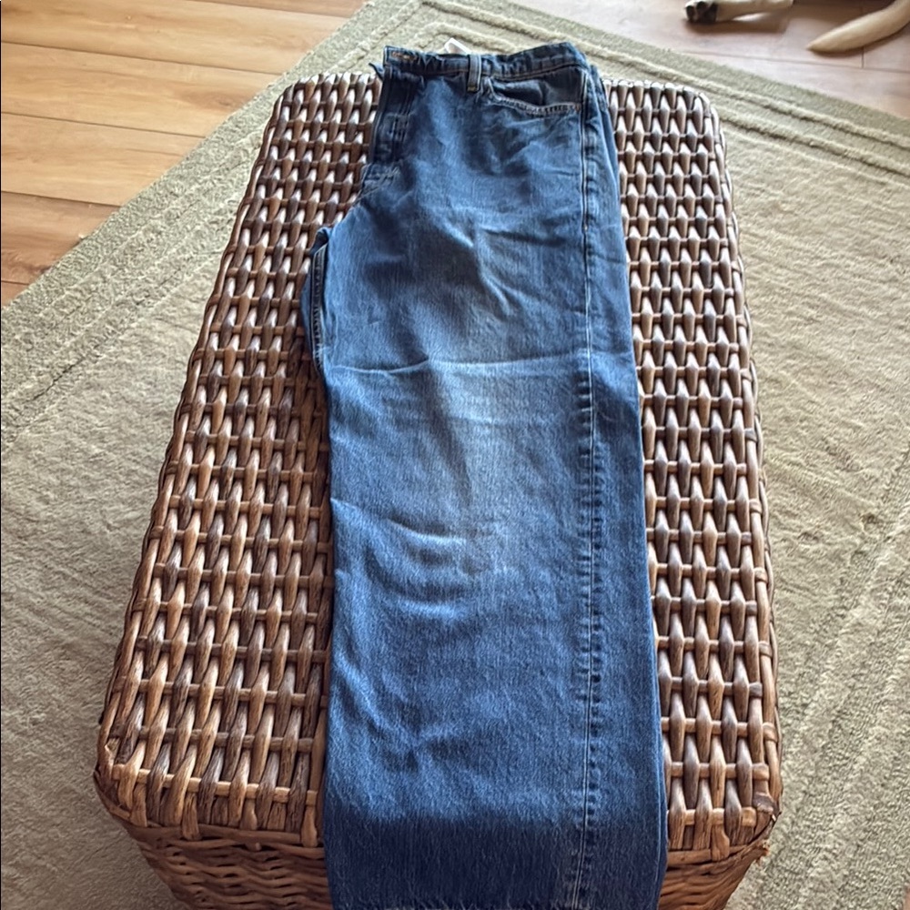 Banana Republic premium Mid-rise Loose Stovepipe jeans EUC